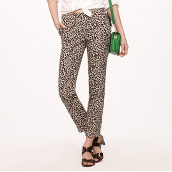 J. Crew Pants - JCrew City Fit Printed Pants